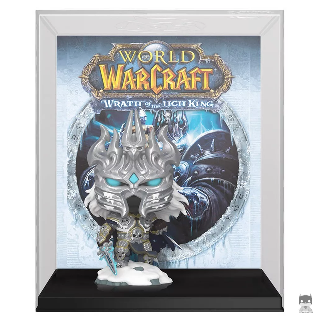Figura Funko Pop! Rey Exánime (Portadas de videojuegos & Brilla en la oscuridad) (World of Warcraft)