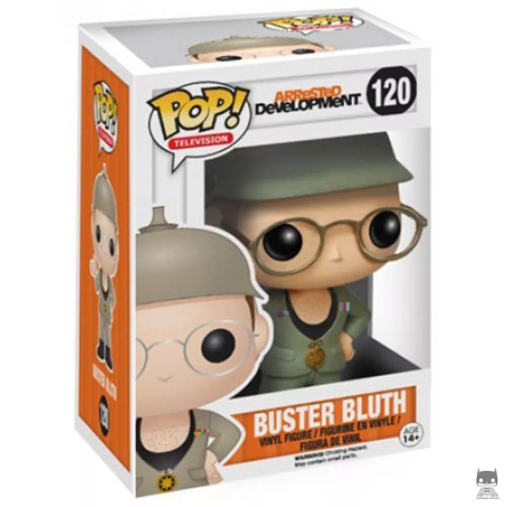 Figura Funko Pop! Buster Bluth (Good Grief) en su caja