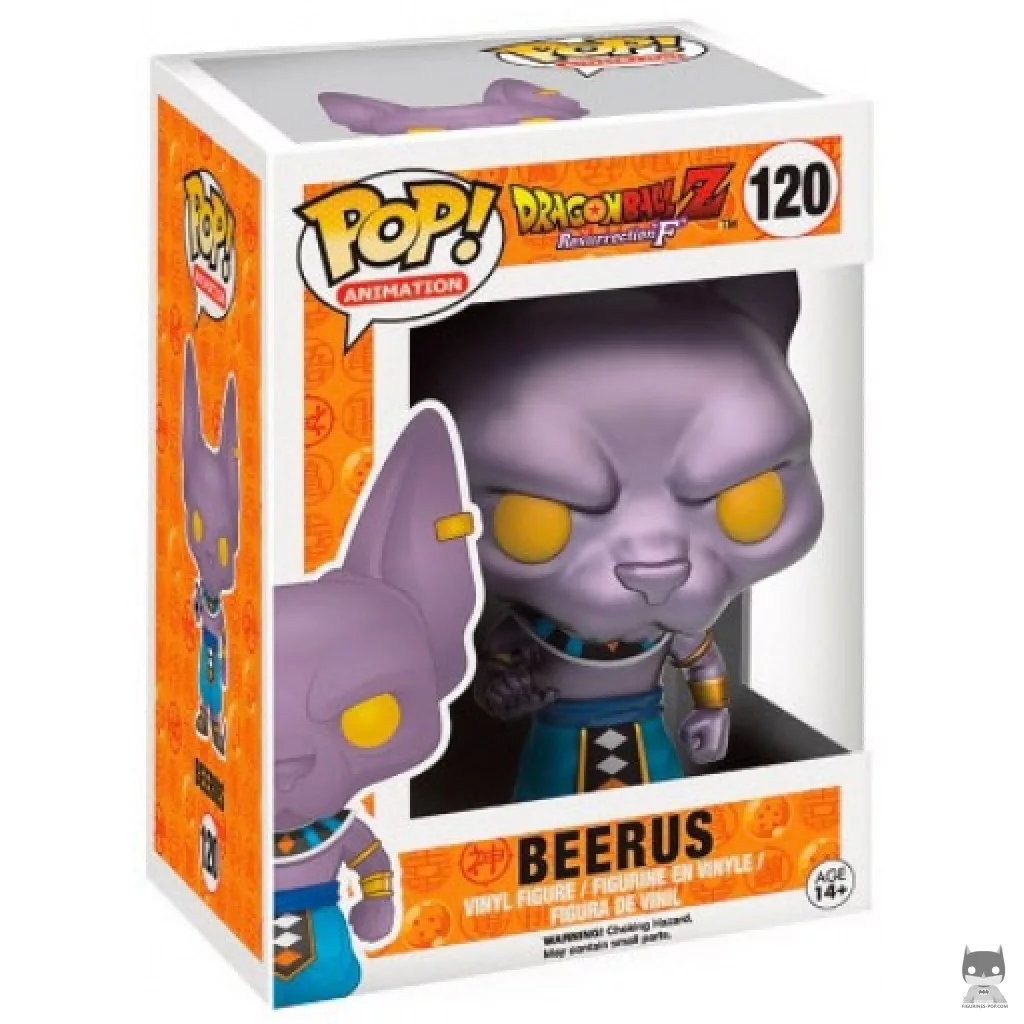 Figura Funko Pop! Beerus (Metalizado) en su caja