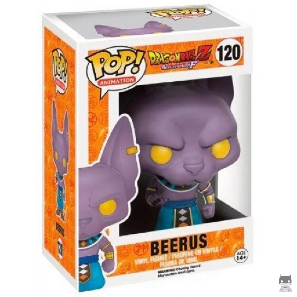 Figura Funko Pop! Beerus en su caja