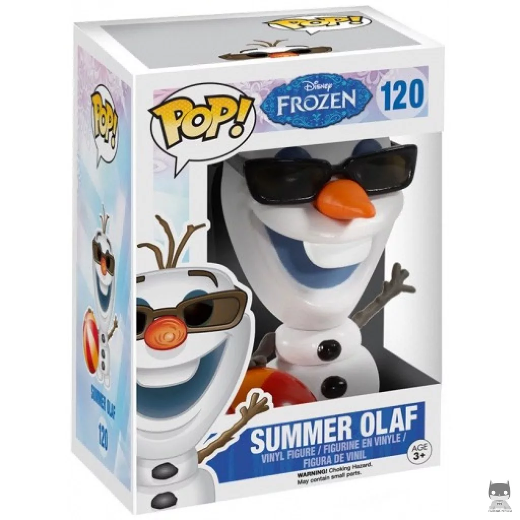 Figura Funko Pop! Olaf de verano en su caja