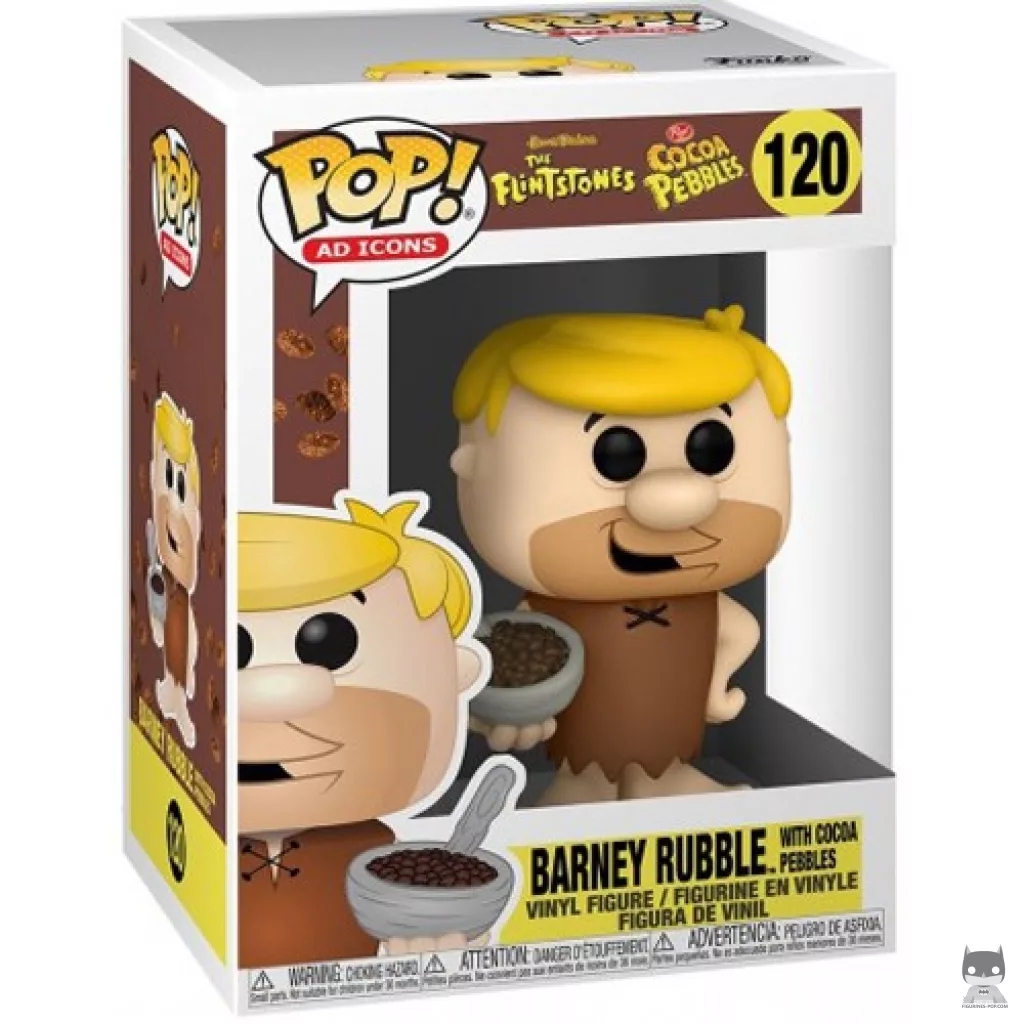 Figura Funko Pop! Pablo Mármol con Cocoa Pebbles en su caja