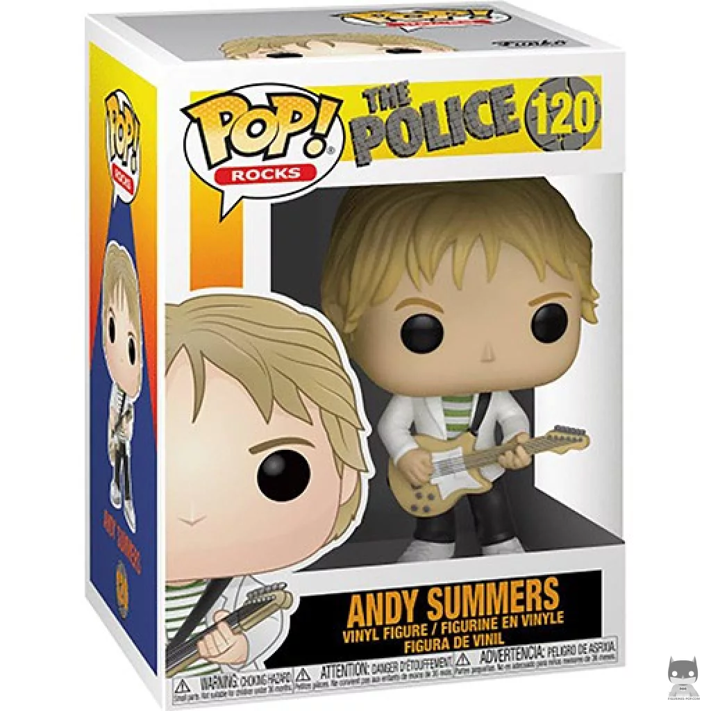 Figura Funko Pop! Andy Summers en su caja