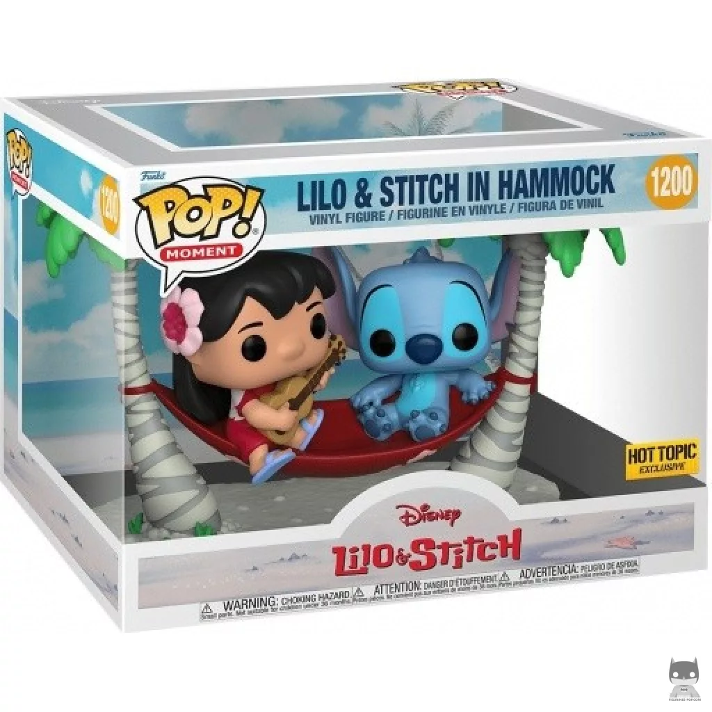 Figura Funko Pop! Lilo & Stitch en la hamaca en su caja