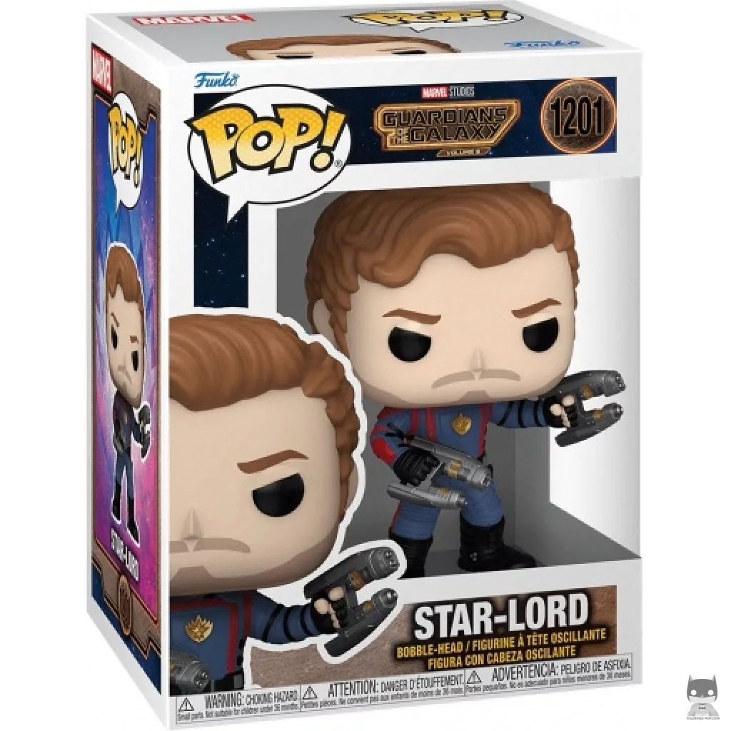Figura Funko Pop! Star-Lord en su caja