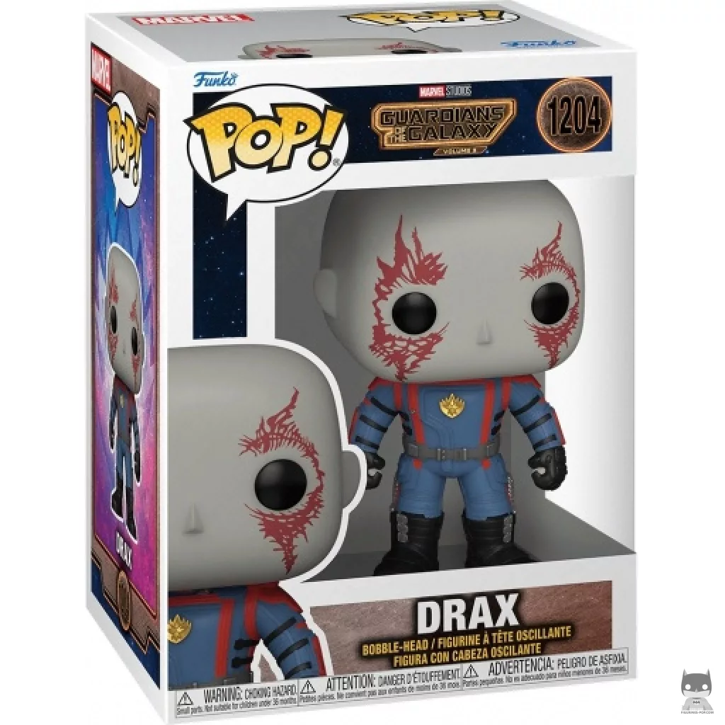 Figura Funko Pop! Drax en su caja
