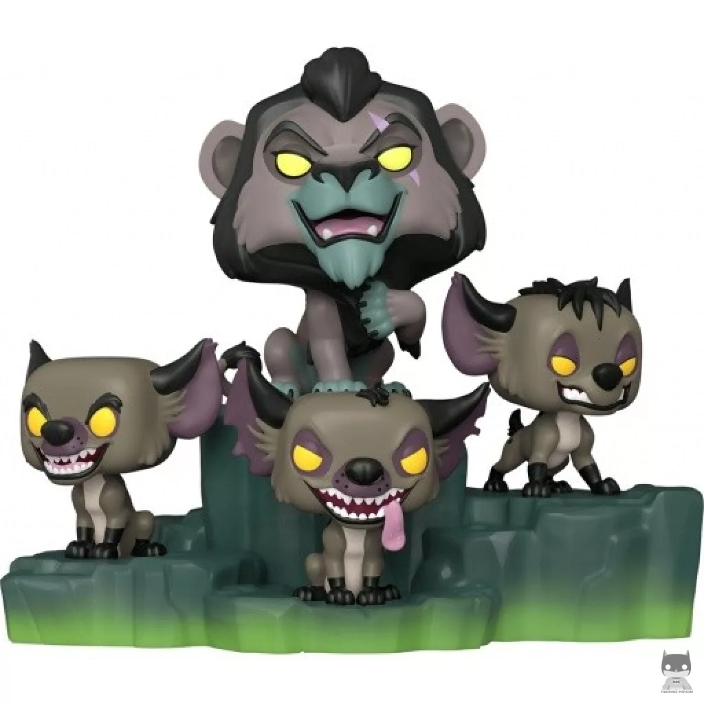 Figura Funko Pop! Villanos unidos: Scar con las hienas (Villanos Disney)