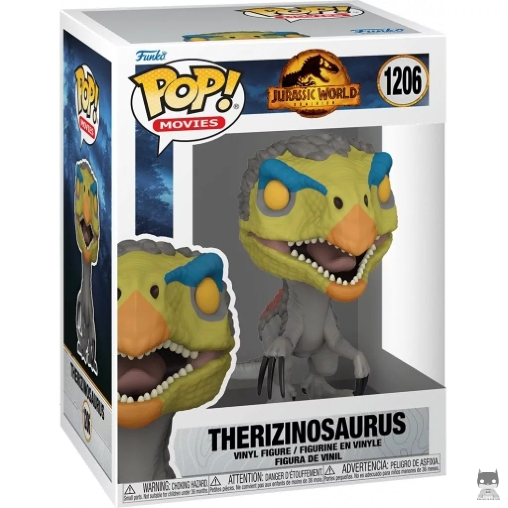 Figura Funko Pop! Therizinosaurus en su caja
