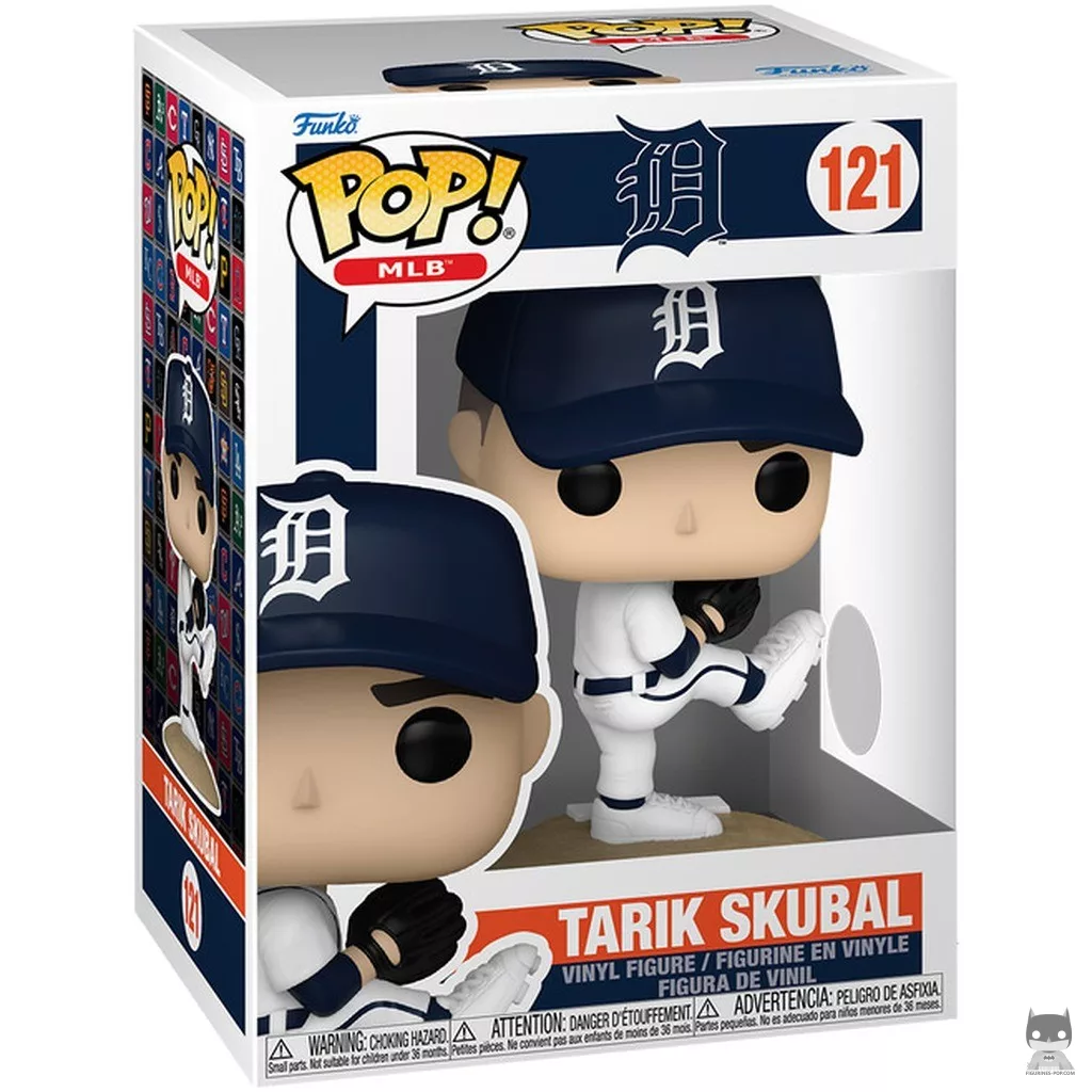 Figura Funko Pop! Tarik Skubal en su caja