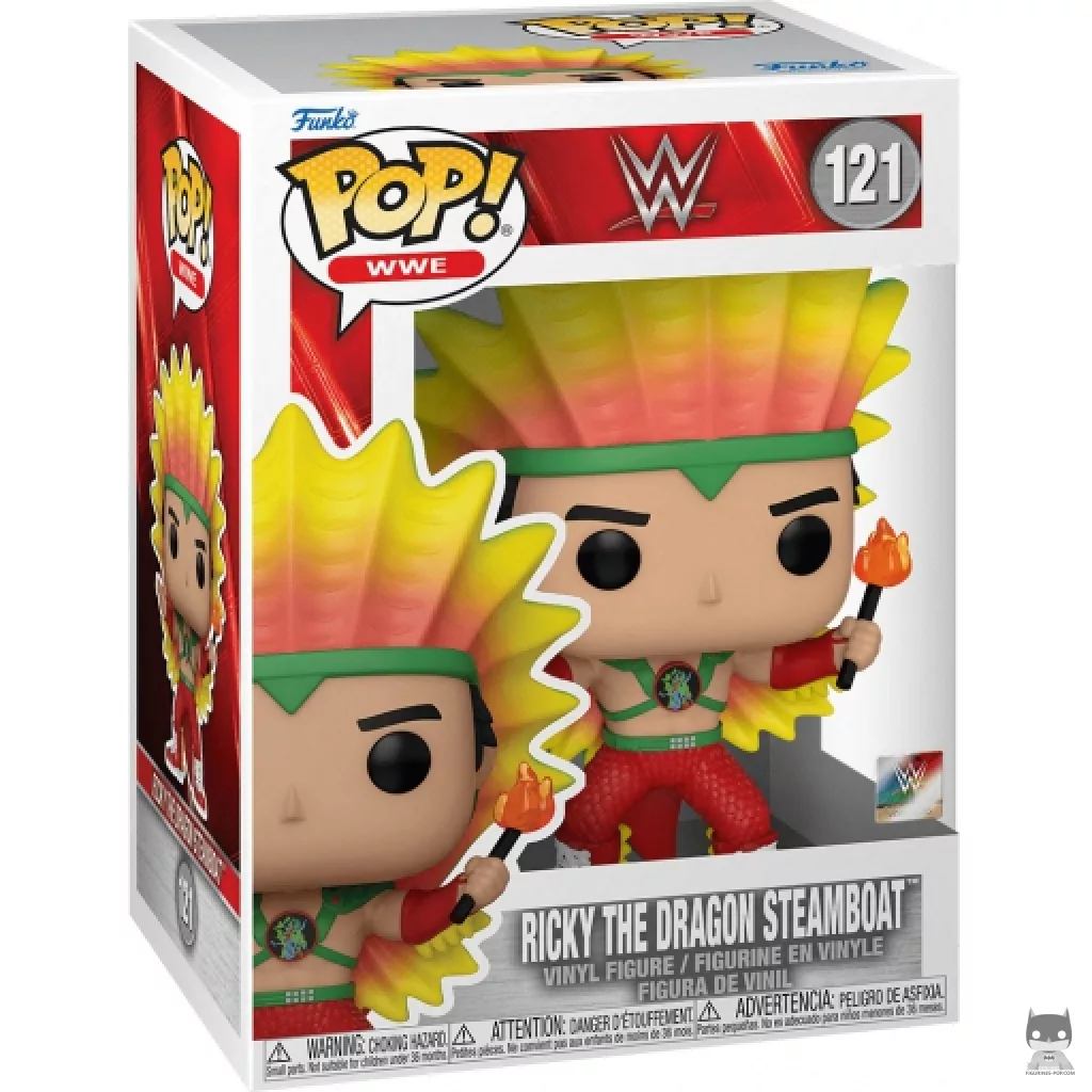 Figura Funko Pop! Ricky The Dragon Steamboat en su caja