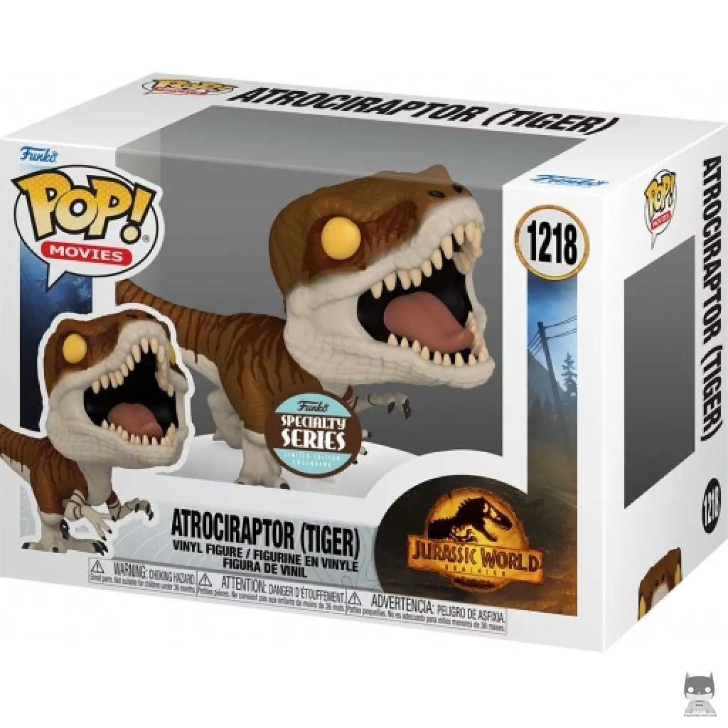 Figura Funko Pop! Atrociraptor (Tigre) en su caja