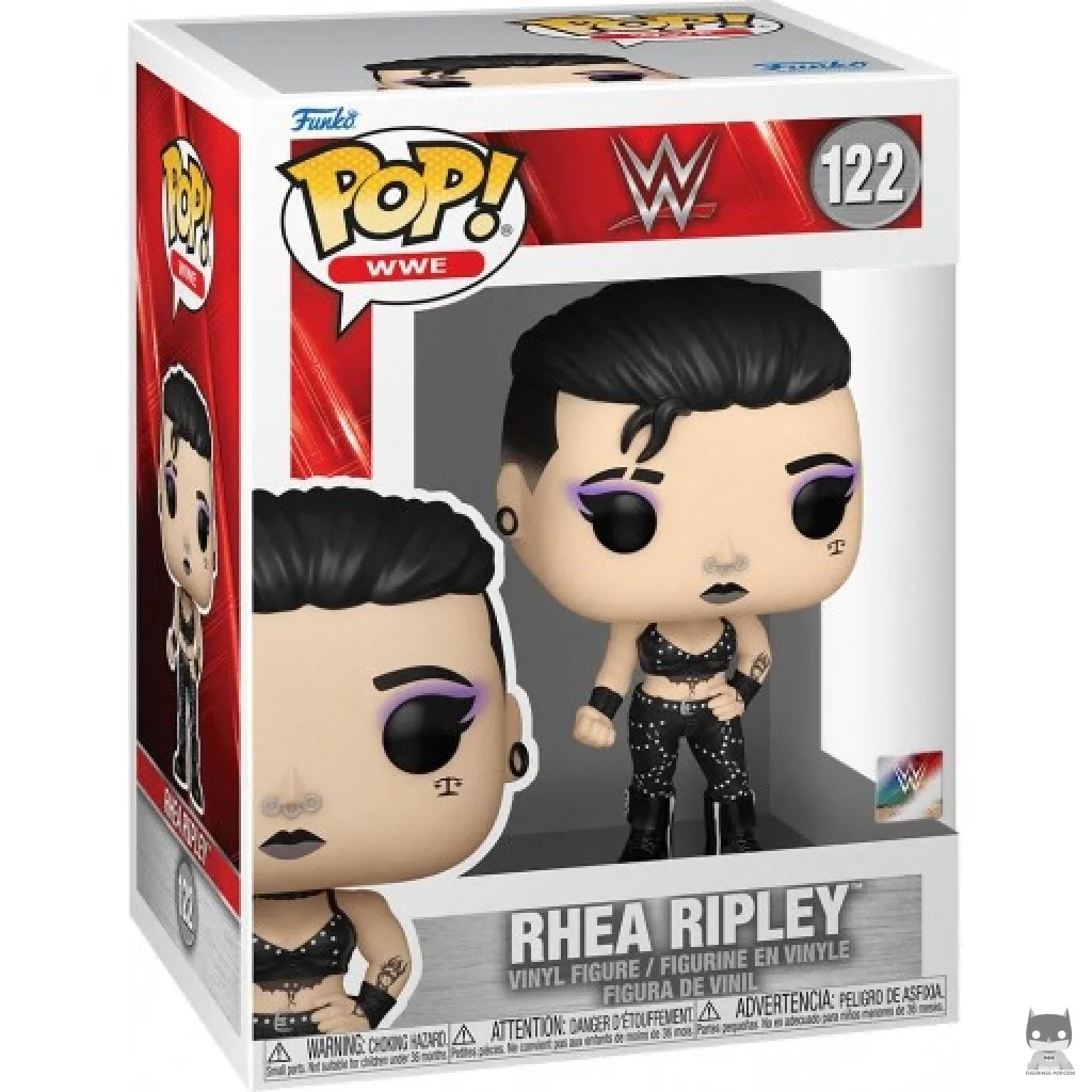 Figura Funko Pop! Rhea Ripley en su caja