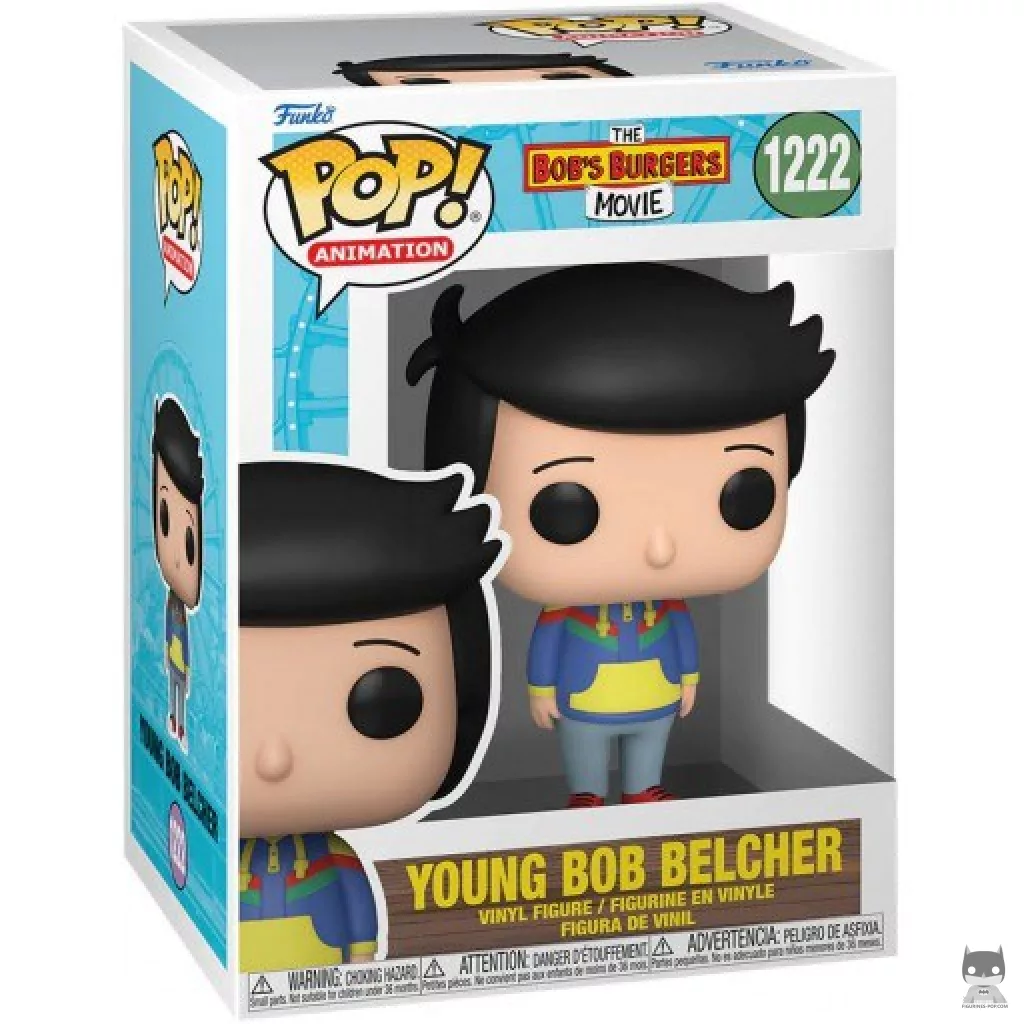 Figura Funko Pop! Bob Belcher joven en su caja