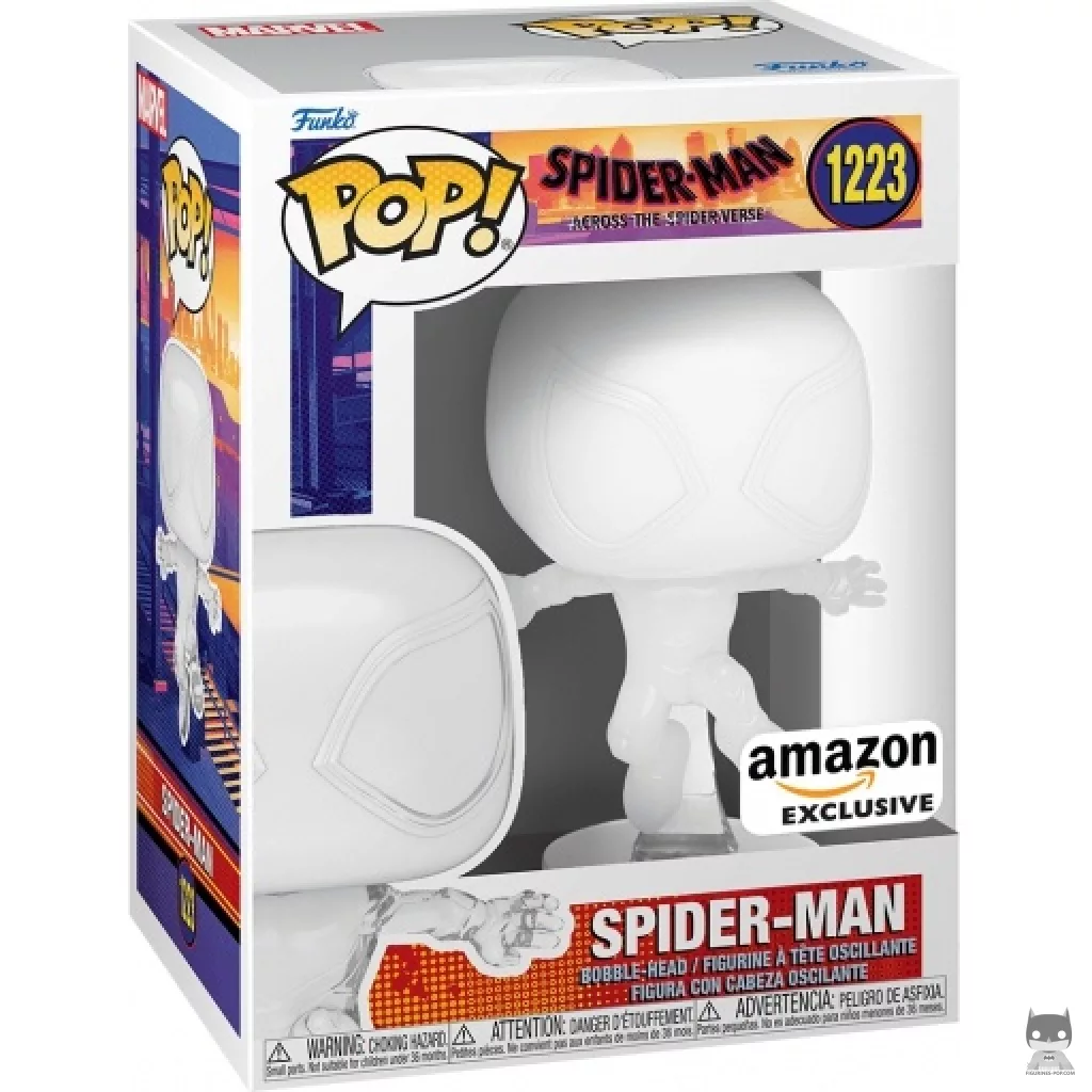Figura Funko Pop! Spider-Man (Translúcido) en su caja