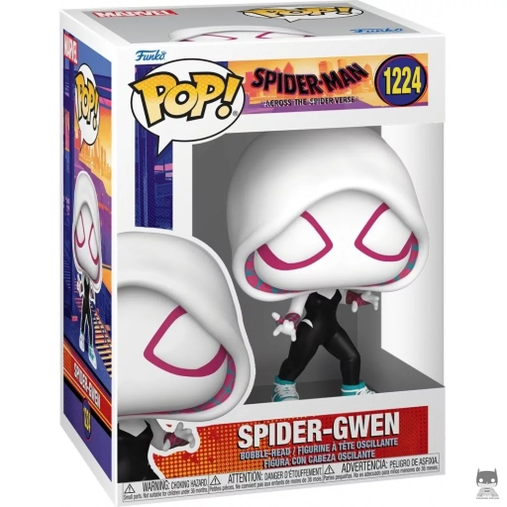 Figura Funko Pop! Spider-Gwen en su caja