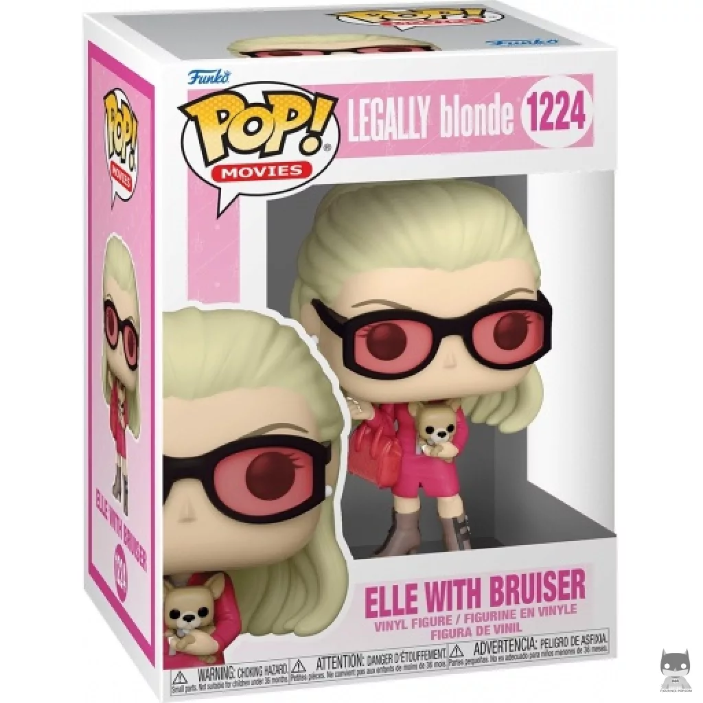 Figura Funko Pop! Elle con Bruiser en su caja