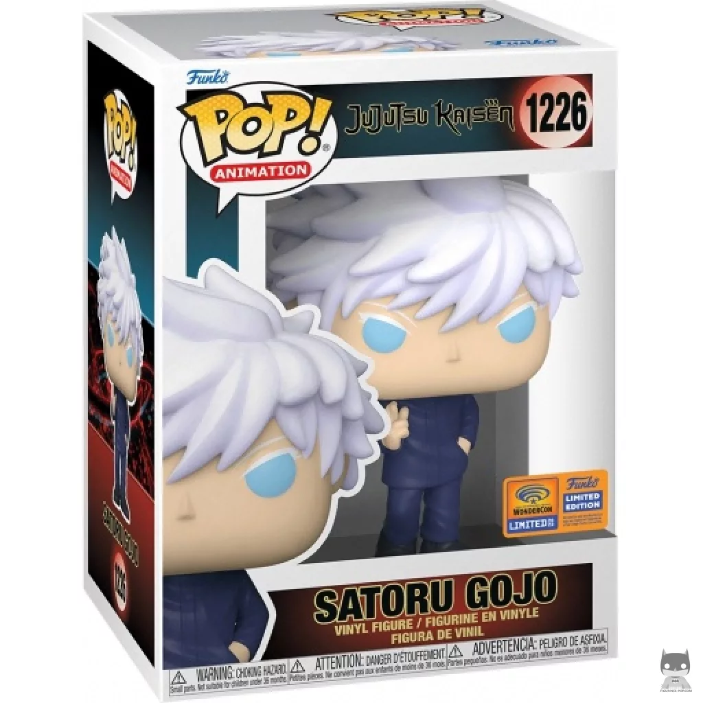 Figura Funko Pop! Satoru Gojo en su caja