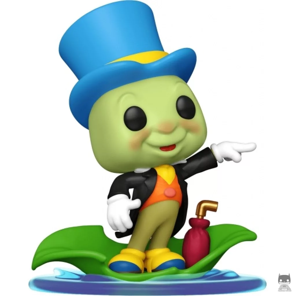 Figura Funko Pop! Pepito Grillo sobre una hoja (Clásicos Disney)