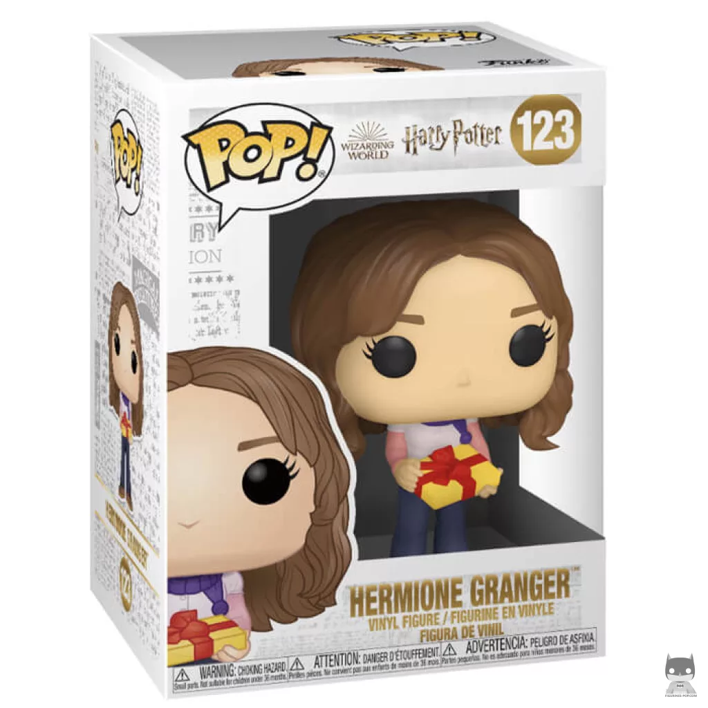 Figura Funko Pop! Hermione Granger (Navidad) en su caja