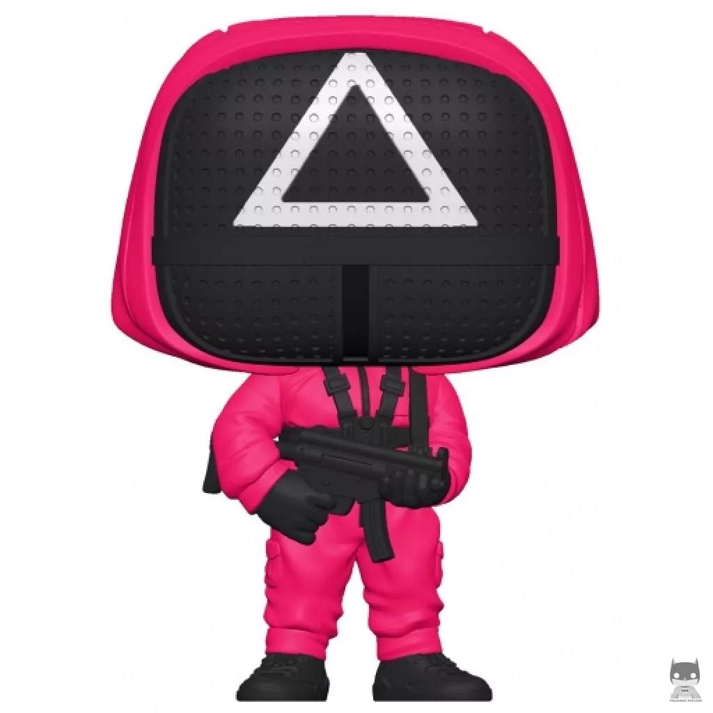 Figura Funko Pop! Soldado rojo con máscara de triángulo (El juego del calamar)