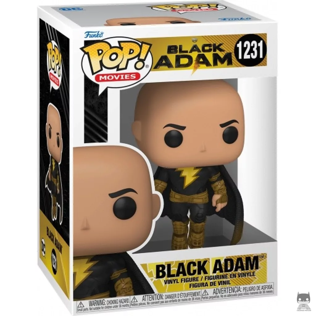 Figura Funko Pop! Black Adam en su caja
