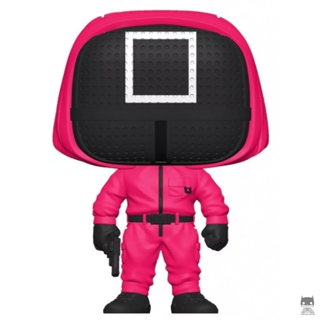 Figura Funko Pop! Soldado rojo con máscara de cuadrado (El juego del calamar)