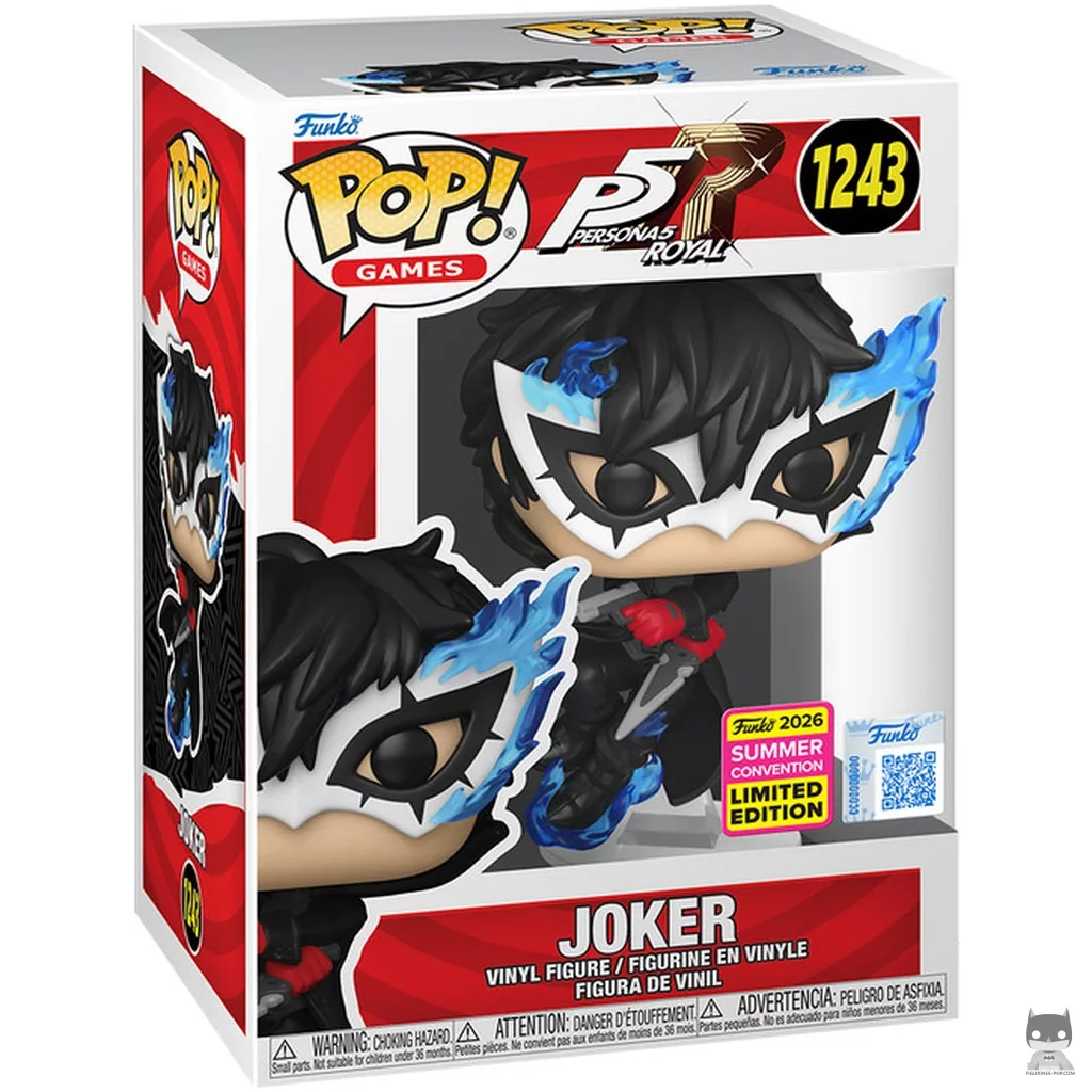 Figura Funko Pop! Joker (Saltando) en su caja