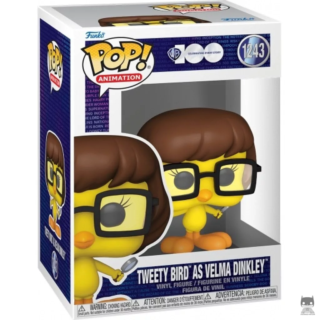 Figura Funko Pop! Tweety Bird as Velma Dinkley en su caja