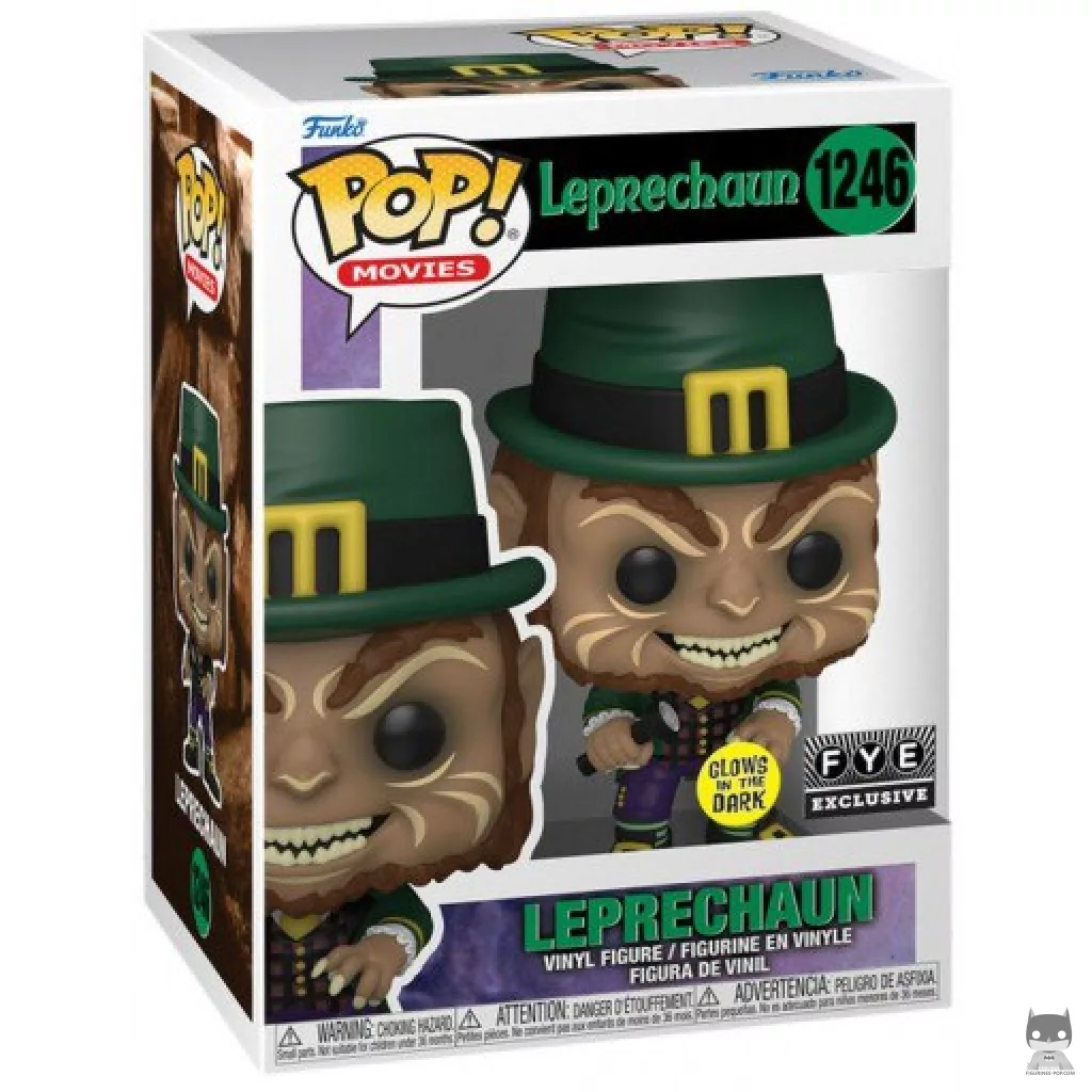 Figura Funko Pop! Leprechaun (Brilla en la oscuridad) en su caja