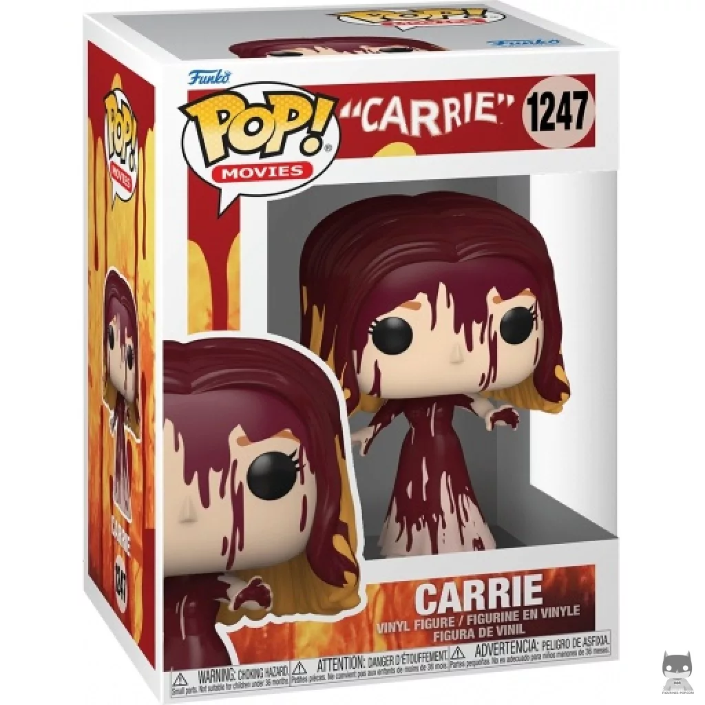 Figura Funko Pop! Carrie (Ensangrentada) en su caja