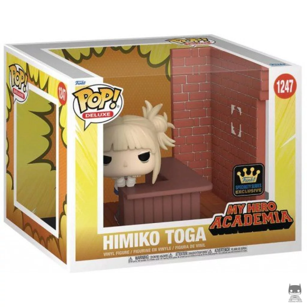 Figura Funko Pop! Liga de Villanos: Himiko Toga en su caja