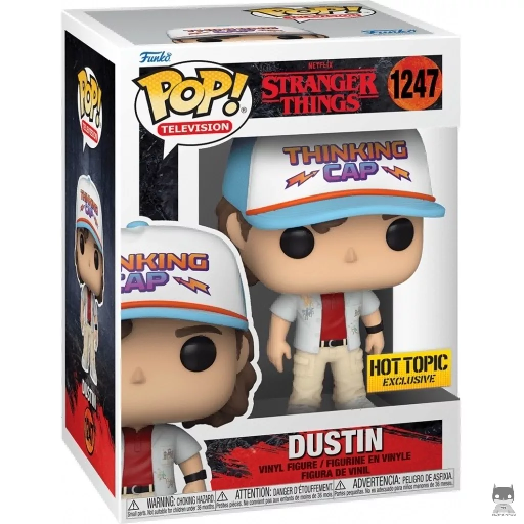 Figura Funko Pop! Dustin en su caja