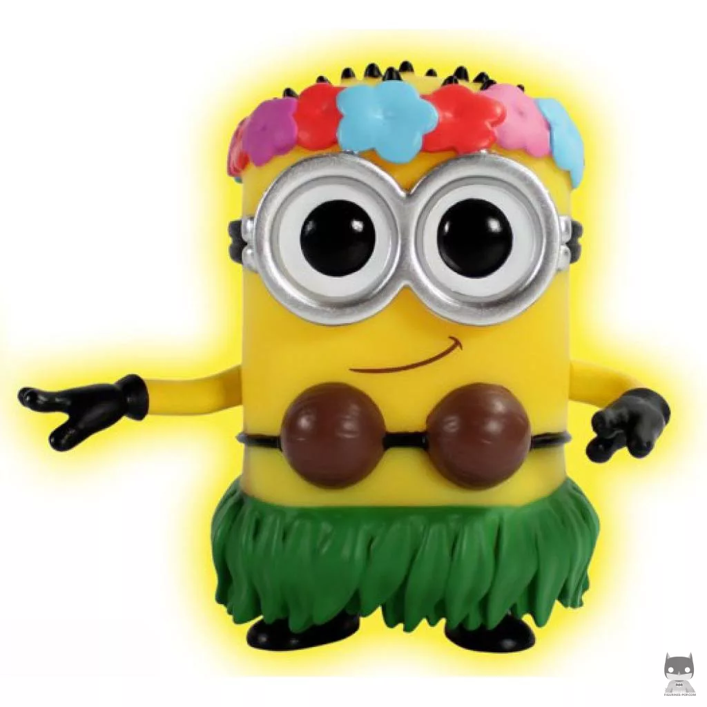Figura Funko Pop! Minion hawaiano (Brilla en la oscuridad) (Gru, mi villano favorito)