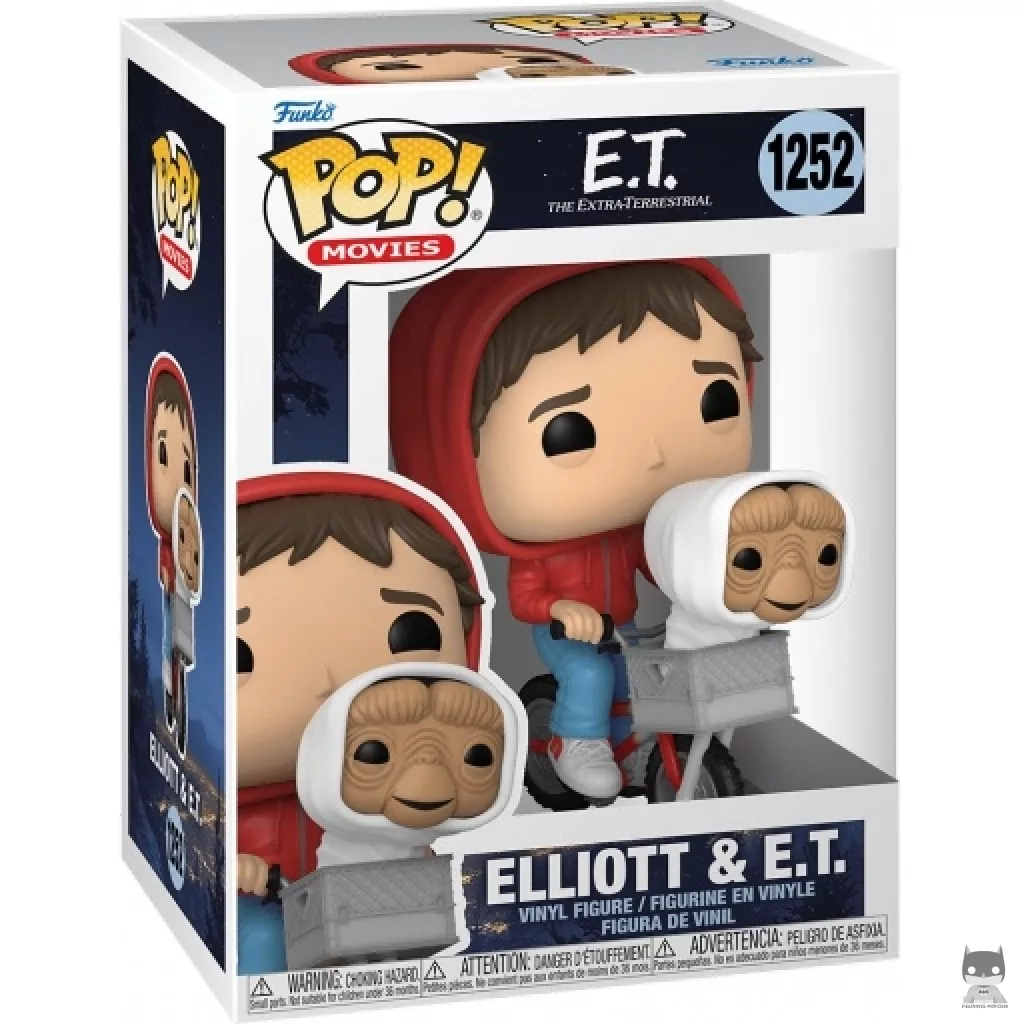 Figura Funko Pop! Elliott & E.T. en su caja