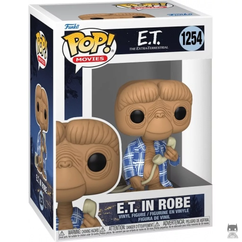Figura Funko Pop! E.T. con bata en su caja