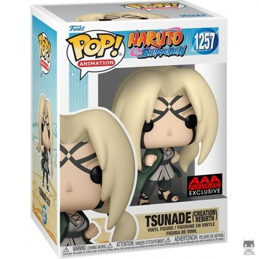 Figura Funko Pop! Tsunade (Renacimiento de la Creación) en su caja