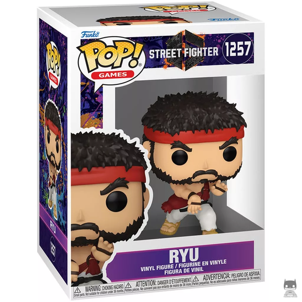 Figura Funko Pop! Ryu en su caja
