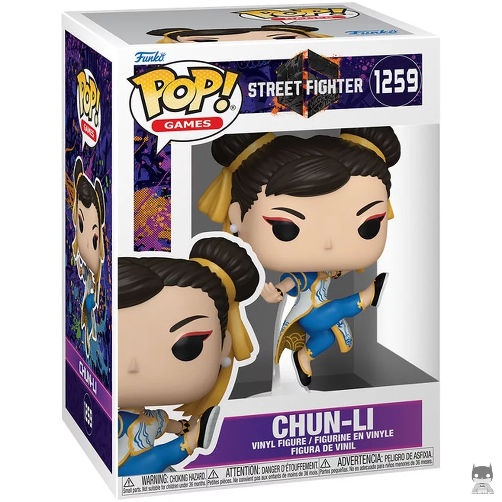 Figura Funko Pop! Chun-Li en su caja
