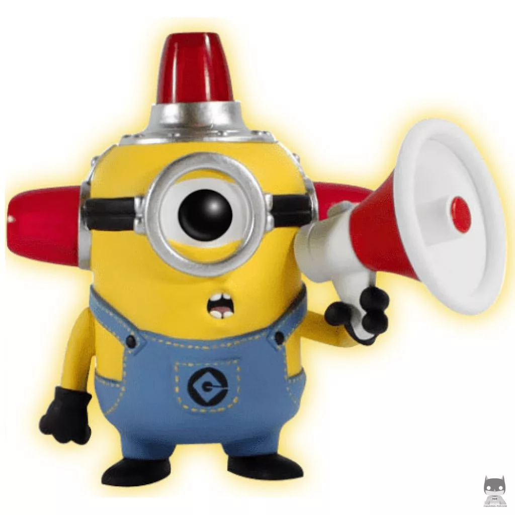 Figura Funko Pop! Minion alarma de incendios (Brilla en la oscuridad) (Gru, mi villano favorito)