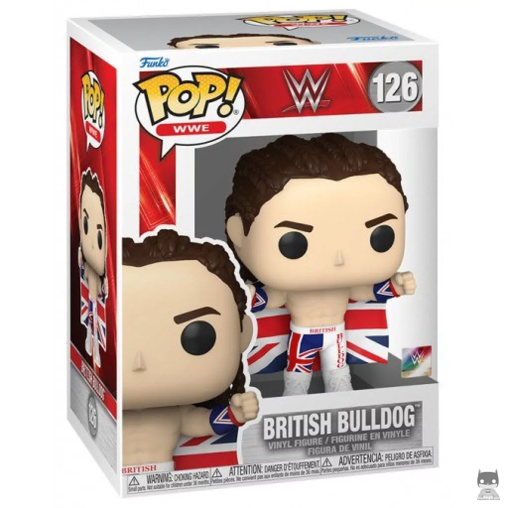 Figura Funko Pop! British Bulldog en su caja