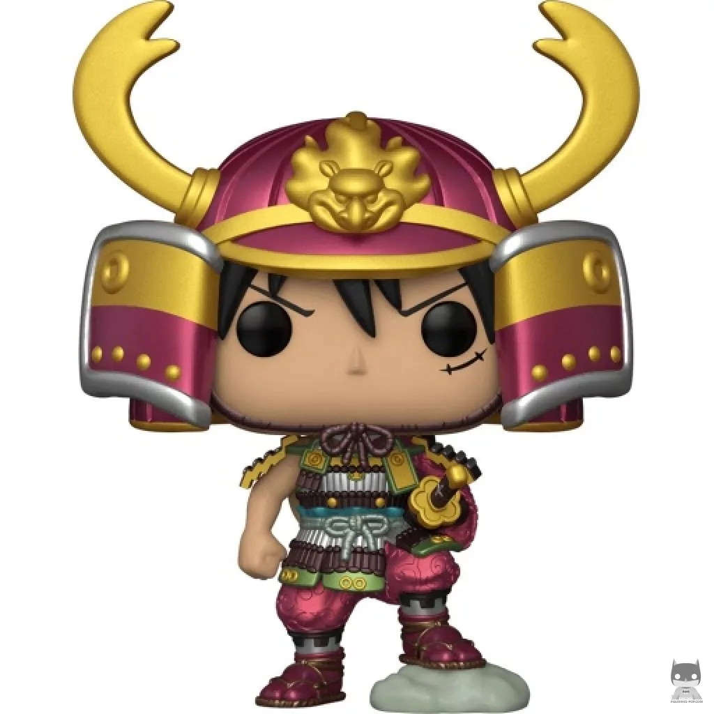 Figura Funko Pop! Luffy con armadura (Chase & Metalizado) (One Piece)