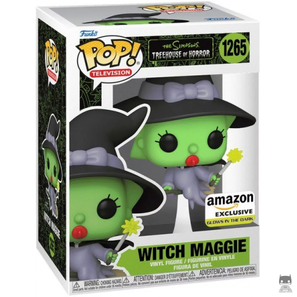 Figura Funko Pop! Maggie bruja (Brilla en la oscuridad) en su caja