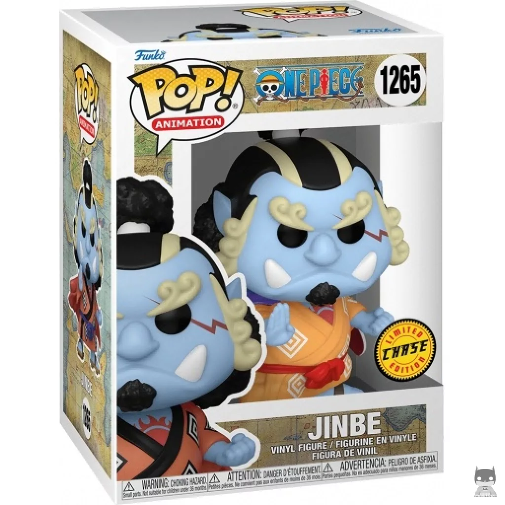 Figura Funko Pop! Jinbe (Chase) en su caja