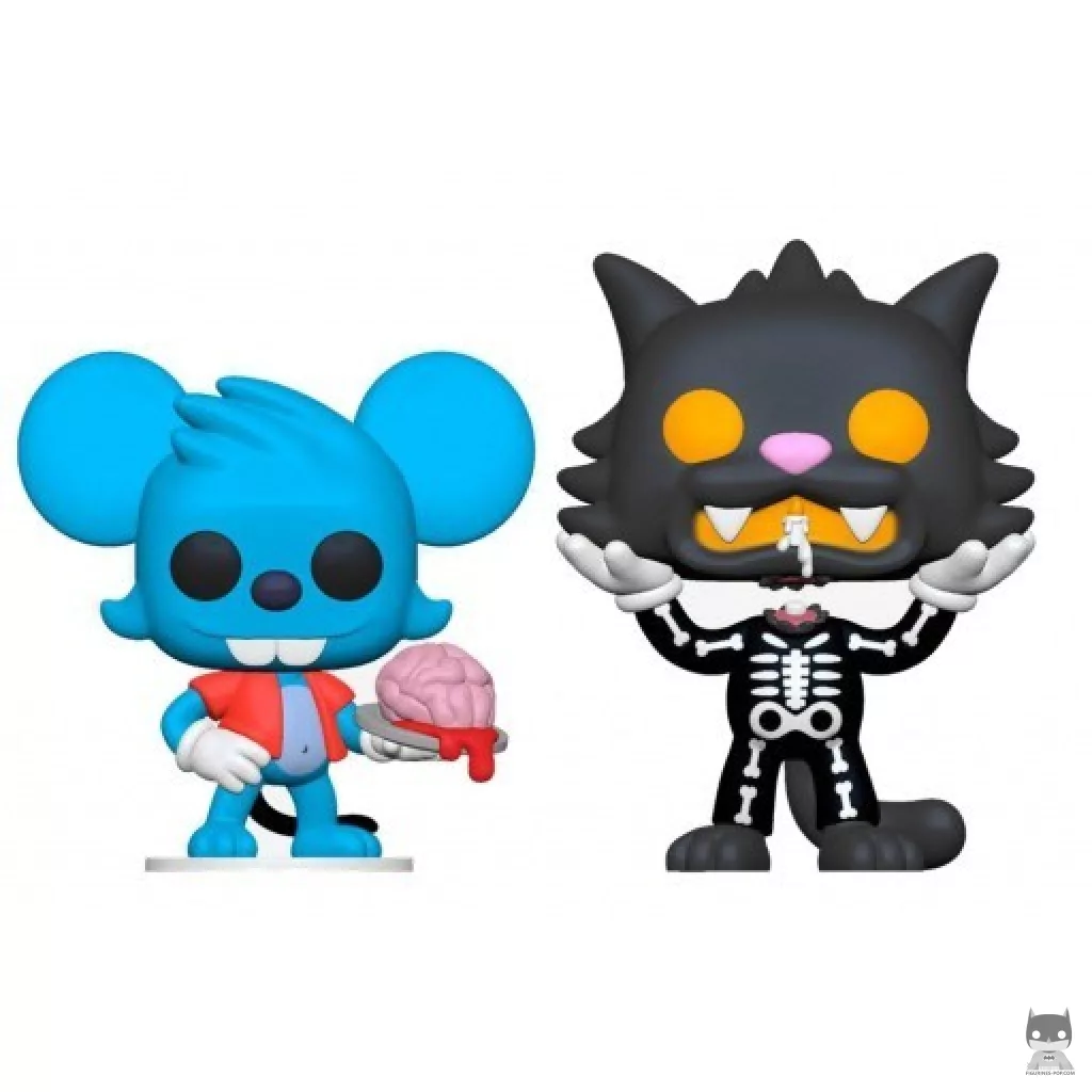 Figura Funko Pop! Rasca & Pica esqueletos (Los Simpson)