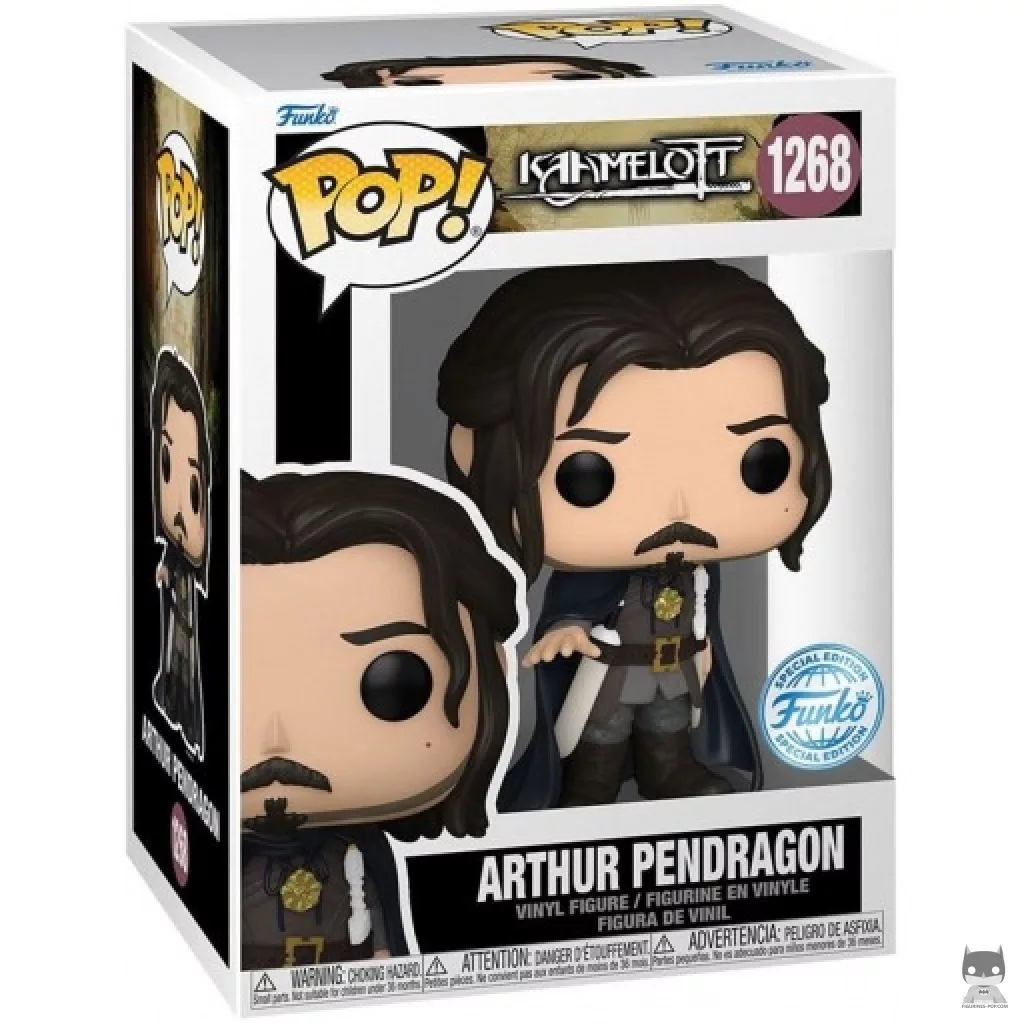 Figura Funko Pop! Arthur Pendragon en su caja