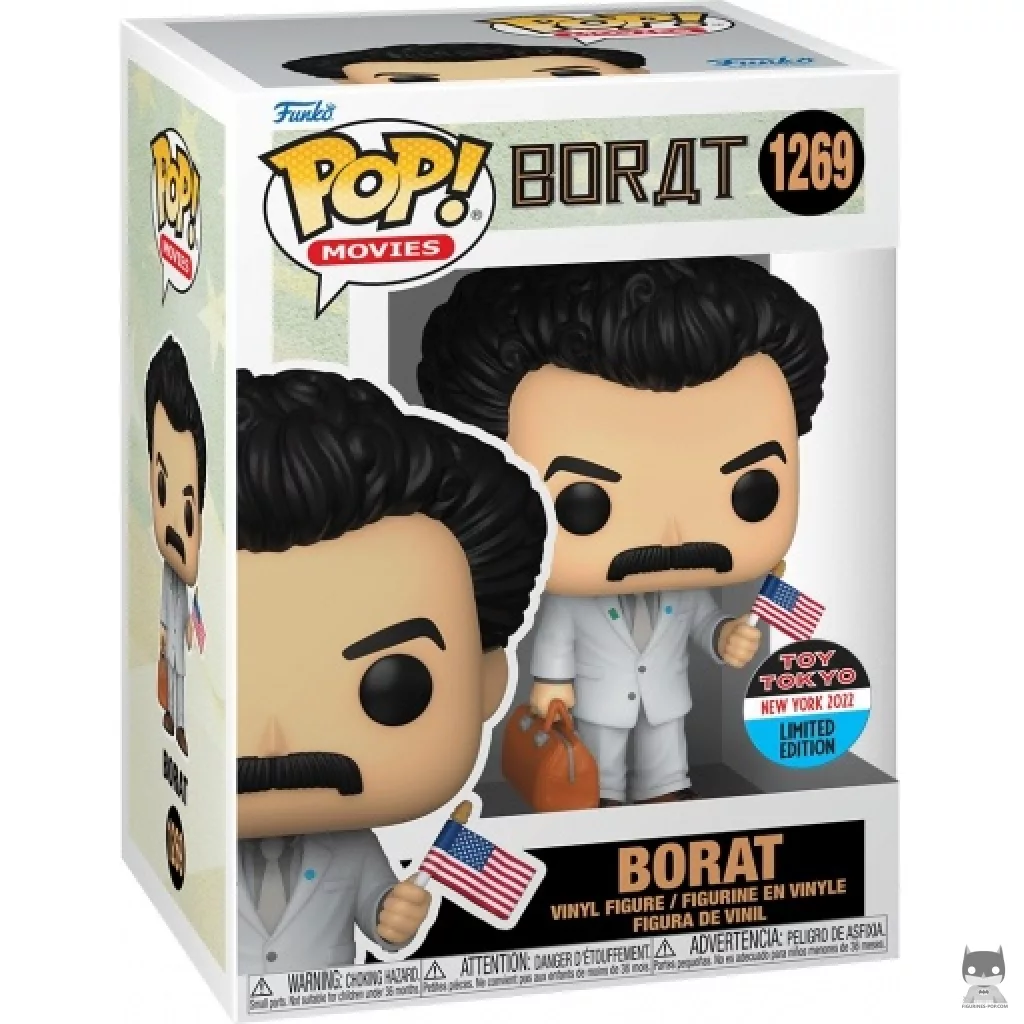 Figura Funko Pop! Borat en su caja
