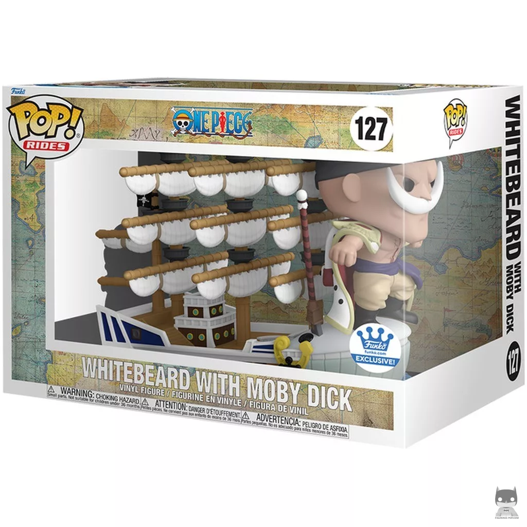 Figura Funko Pop! Barbablanca con el Moby Dick en su caja