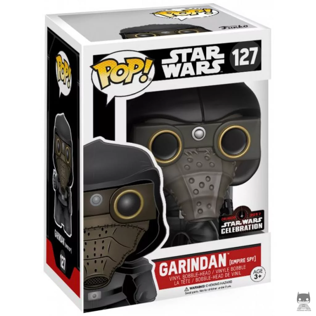 Figura Funko Pop! Garindan espía del Imperio en su caja