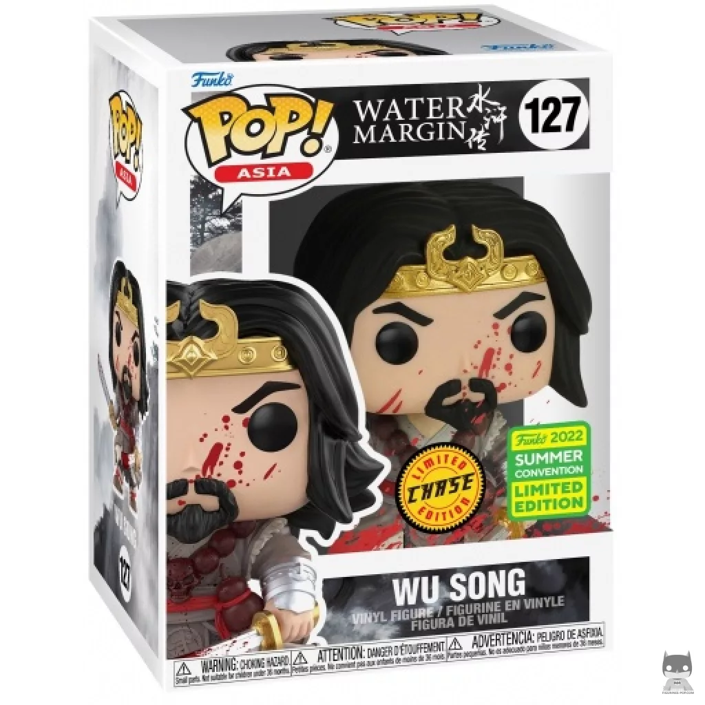 Figura Funko Pop! Wu Song (Chase & Ensangrentado) en su caja