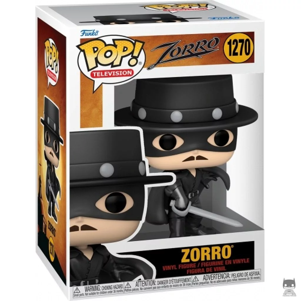 Figura Funko Pop! Zorro en su caja